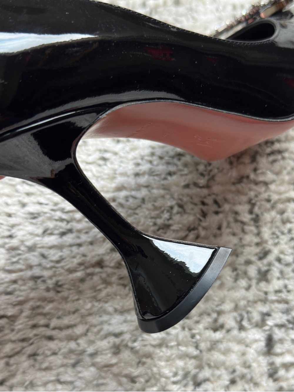 AMINA MUADDI Begum Patent Leather Pumps - Picture 9 of 10